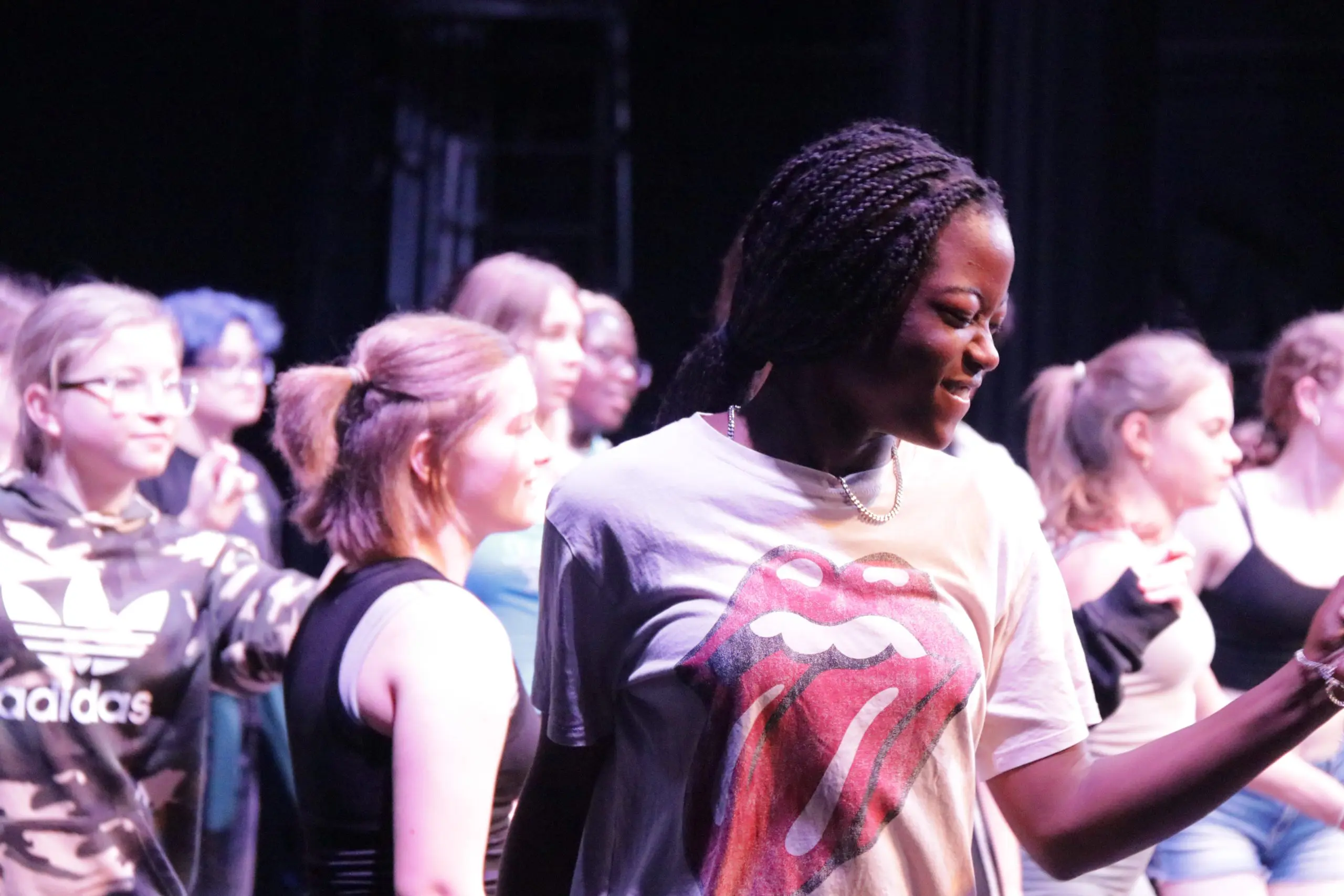 Musical Theatre Students performing at Kent Music Summer School